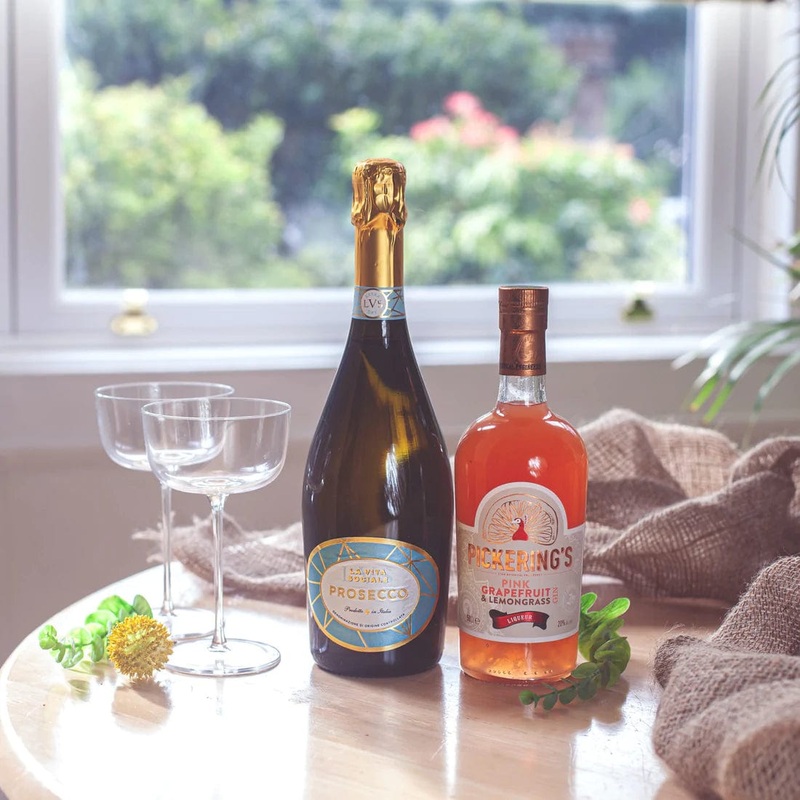 Pickering’s Pink Grapefruit & Lemongrass Gin Liqueur 50cl