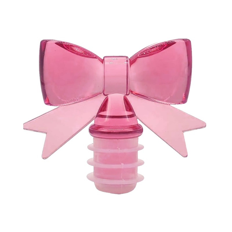 Pink Bow Wine Bottle Stopper SINGLE