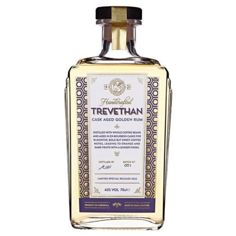 Trevethan Cask Aged Golden Rum 70cl