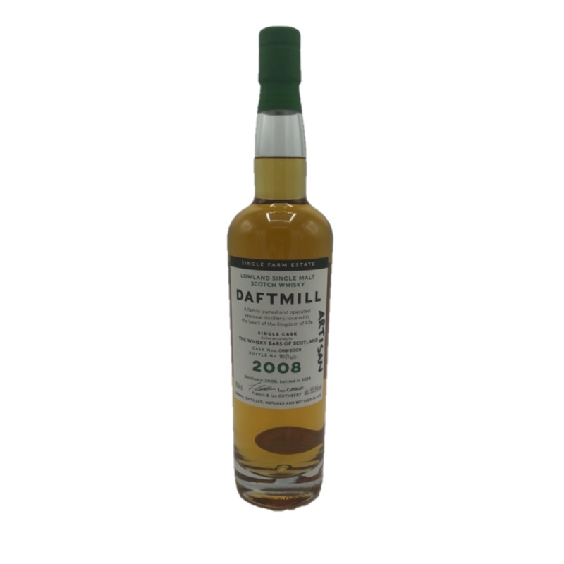 Daftmill Summer 2008 Single Cask #68 Whisky Bars of Scotland – Artisan 700ml 56% – Whisky