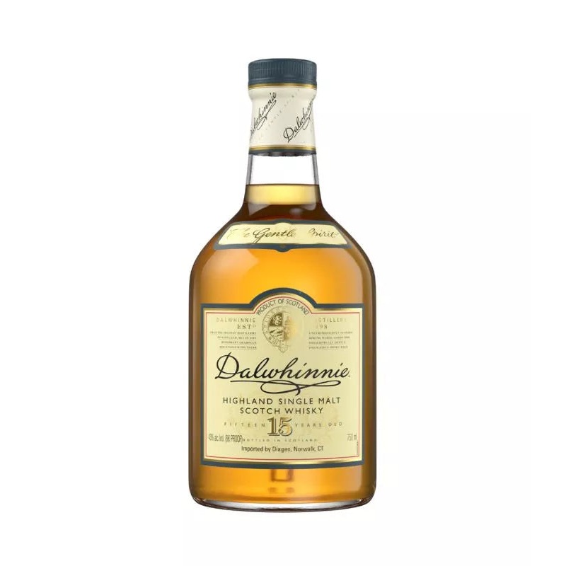 Dalwhinnie 15 Year Old Single Malt Scotch Whiskey 750mL