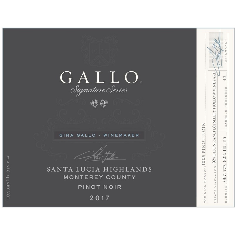 Gallo Signature Series Santa Lucia Highlands/Monterey County Pinot Noir 750ml