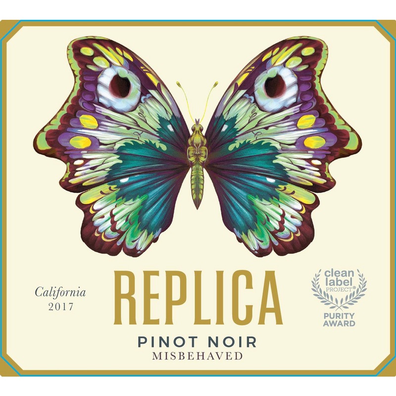 Replica California Misbehaved Pinot Noir 750ml New Label