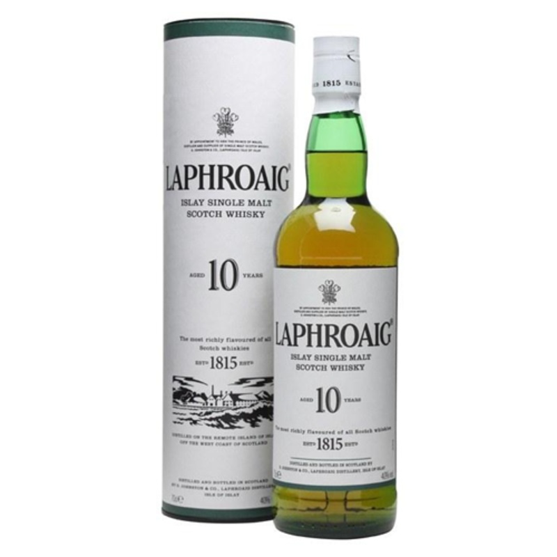 Laphroaig Scotch Single Malt 10 Year – 750ML