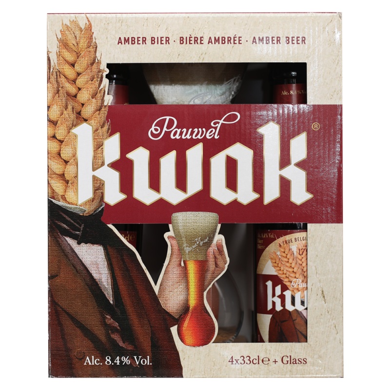 Bosteels Kwak, Gift Pack 4 x 330ml Bottle