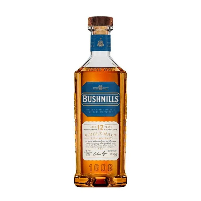 Bushmills 12 Year Old Irish Whiskey 750mL
