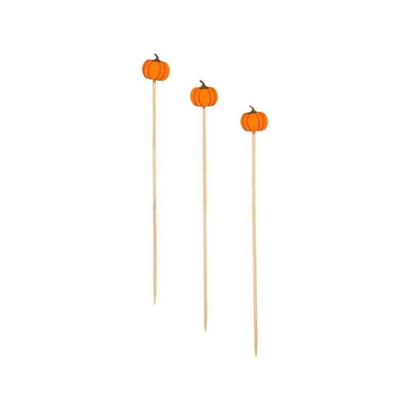 Pumpkin Fall Cocktail Picks 30 pack
