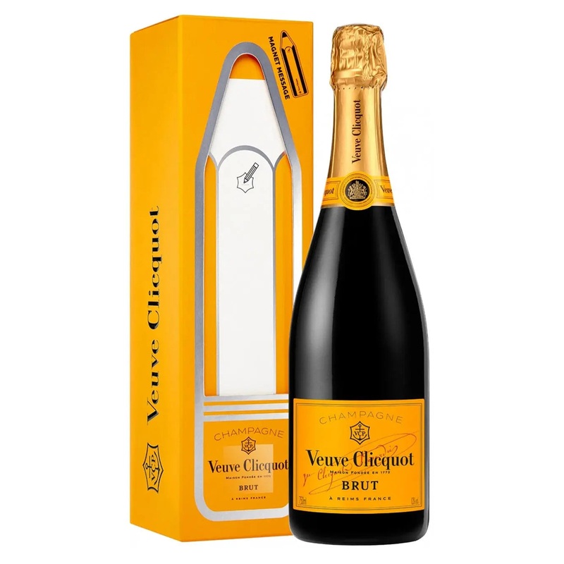 Veuve Clicquot Yellow Label Magnet Message, 75 cl