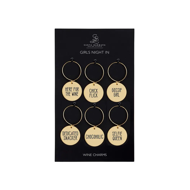 Wine Charm Set – Girls Night SINGLE
