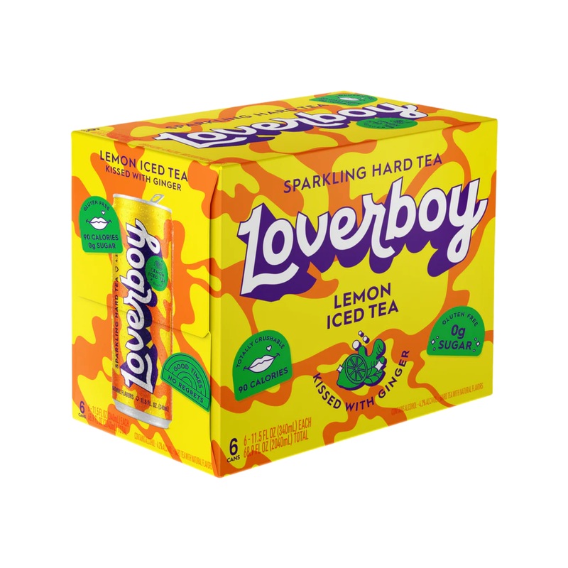 Loverboy Lemon & Hard Iced Tea 6 PACK 12 OZ CANS