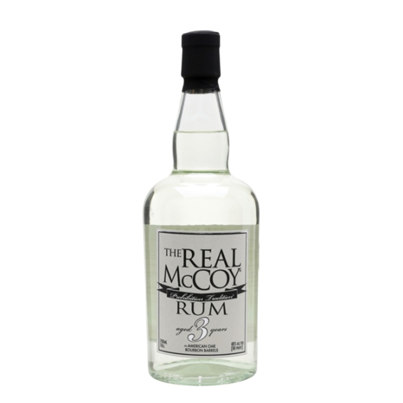 The Real Mccoy Aged Rum Single Blended 3 Yr 80 750 ML
