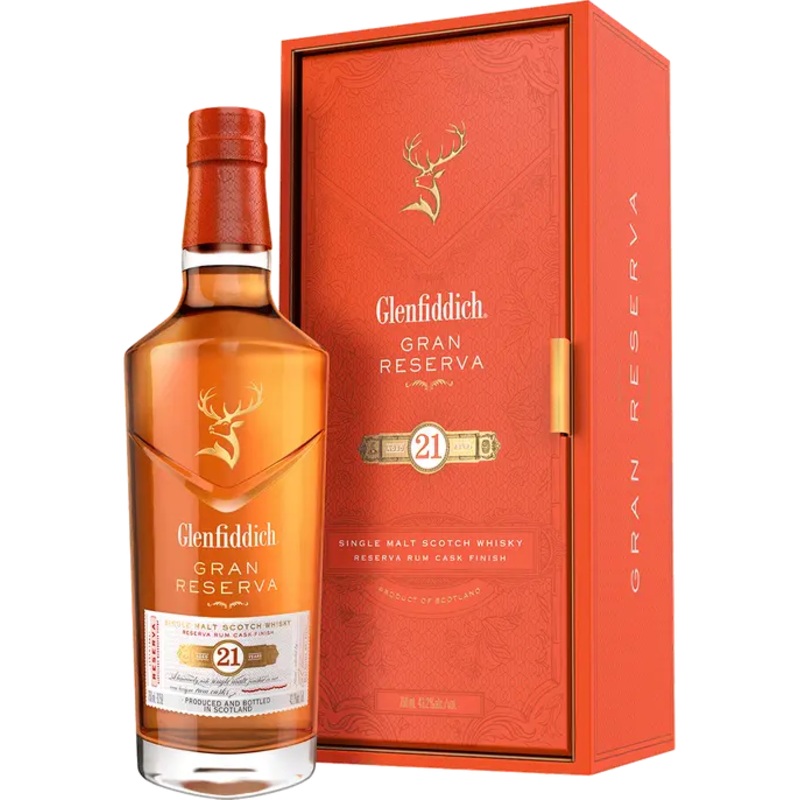 Glenfiddich 21 Year Old Gran Reserva Rum Cask Finish Single Malt Scotch Whisky 1 750ml default