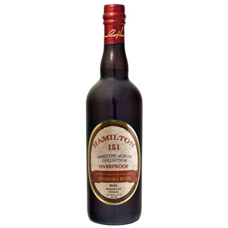 Hamilton 151 Demerara Overproof Rum NV – 1.0L