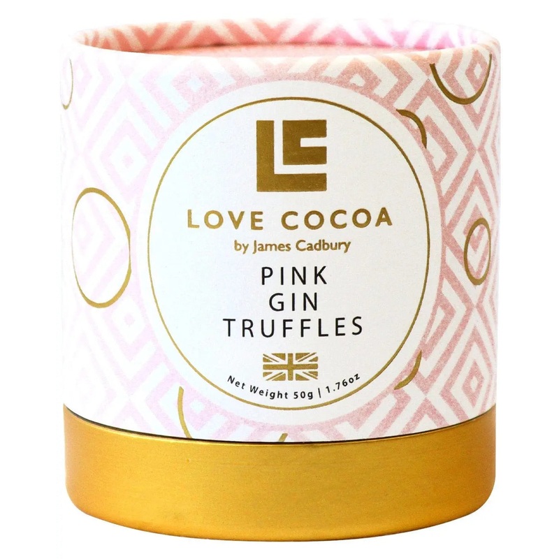 Love Cocoa Mini Pink Gin Truffles, 50 g