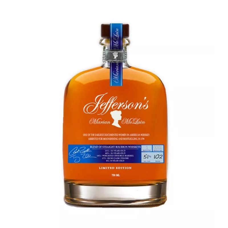 Jeffersons Marian McLain Limited Edition Bourbon Whiskey 750mL