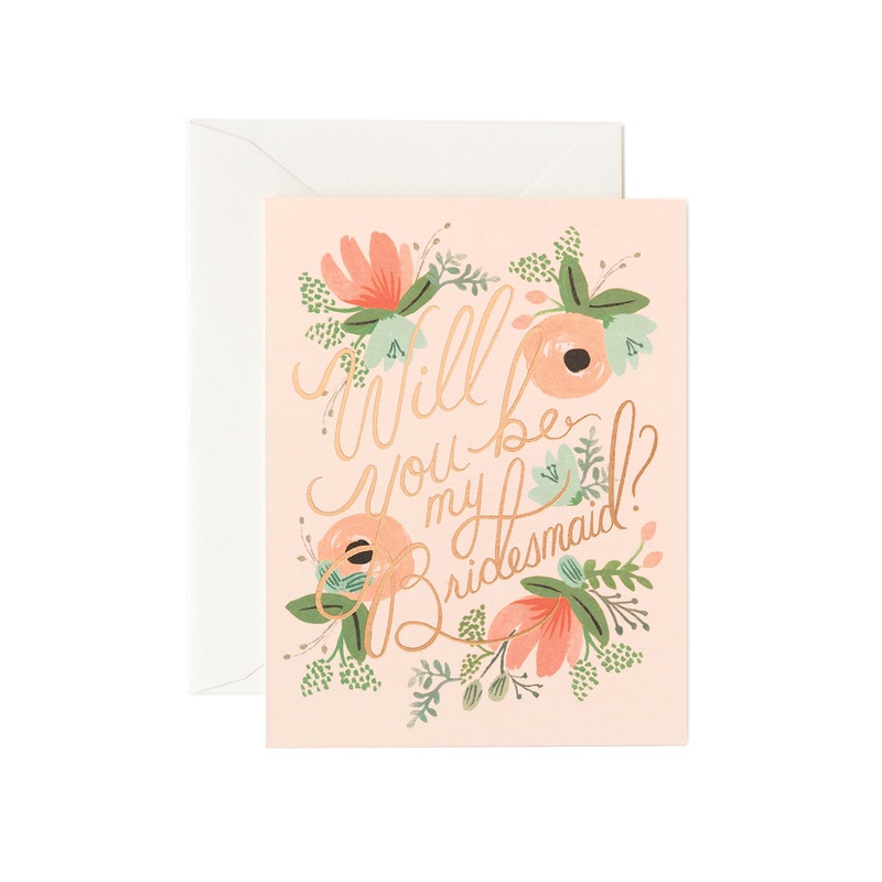 “Bridesmaid” Card SINGLE
