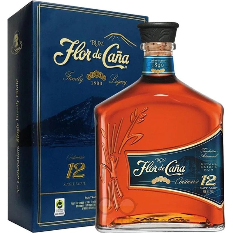 Flor De Cana 12 Year Old Centenario Rum 750 ML