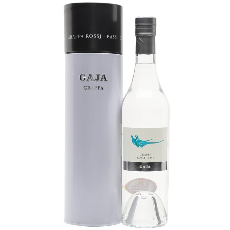 Gaja Grappa Rossj-Bass In Gift Tube 50cl