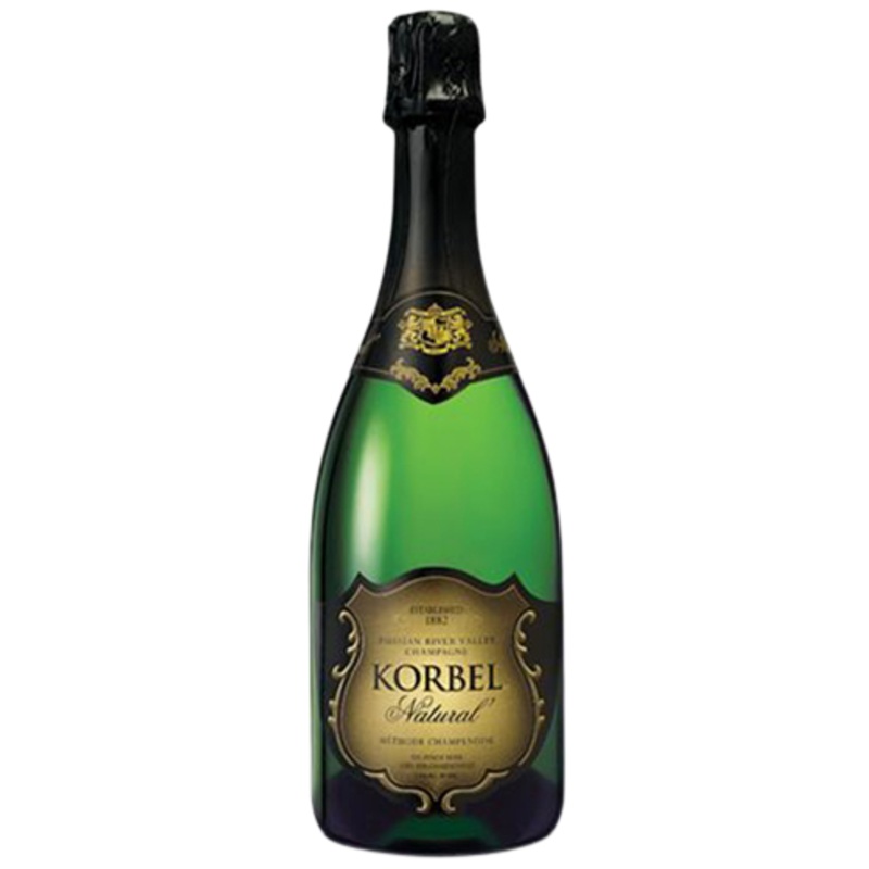 Korbel Champagne Natural’ Russian River Valley Champagne 750 ML