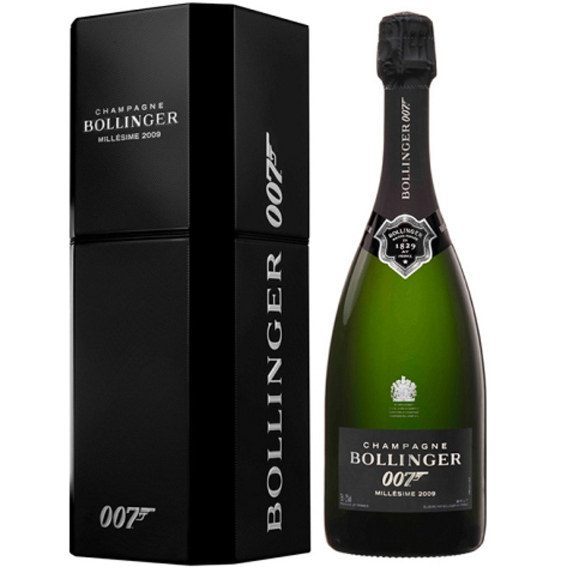 Bollinger 2009 La Grande Annee Brut ‘James Bond 007’ Edition 1 Bottle 75cl – Gift Box