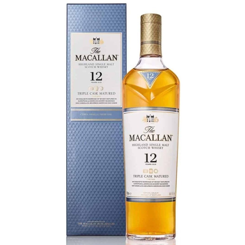 Macallan Triple Cask 12 Year Old Single Malt Whisky 70cl
