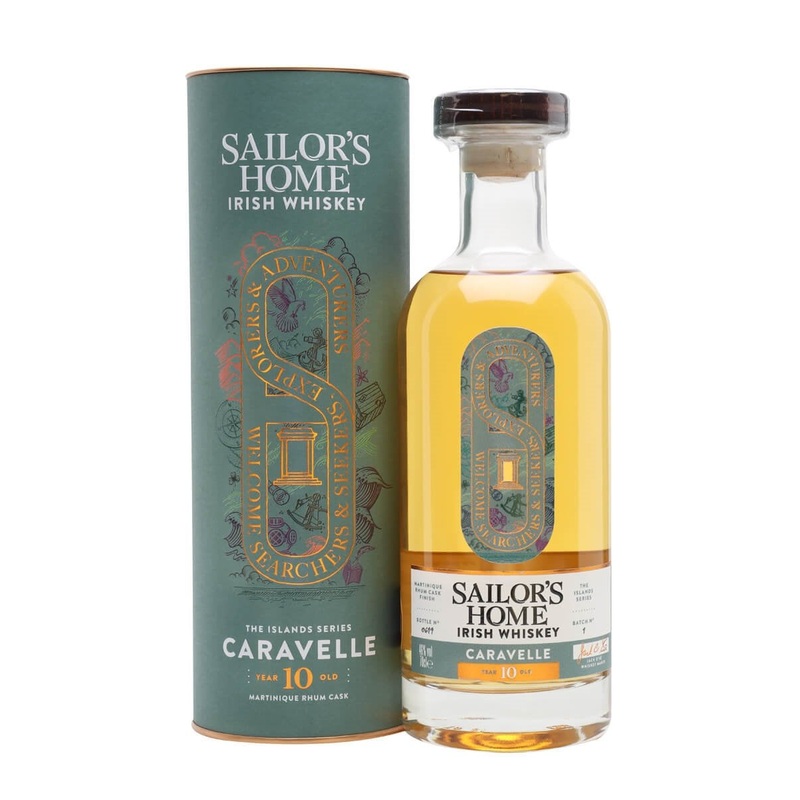 Sailor’s Home Caravelle 10 Year Old Rum Cask Finish Blended Irish Whiskey 46% abv 70cl