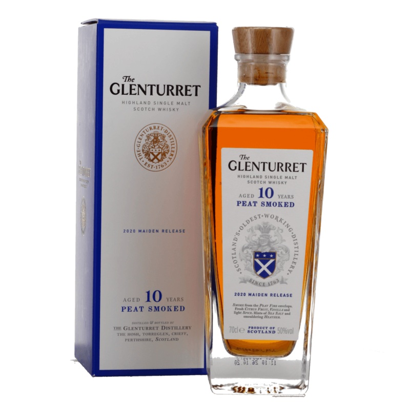 The Glenturret 10 Year Old Peat Smoked 2020 Maiden Release 70cl
