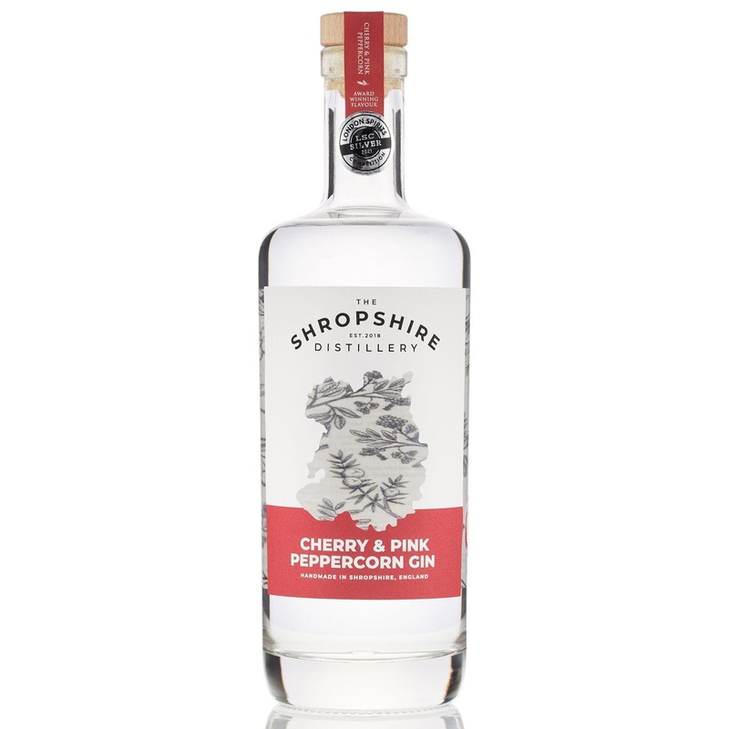 The Shropshire Distillery Cherry and Pink Peppercorn Gin 70cl