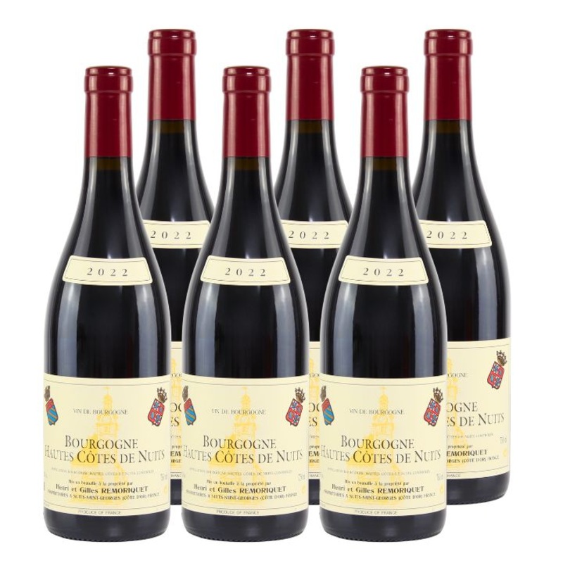 Dom. Remoriquet, Hautes Cotes de Nuits Rouge 2022 – 6 Bottle Case