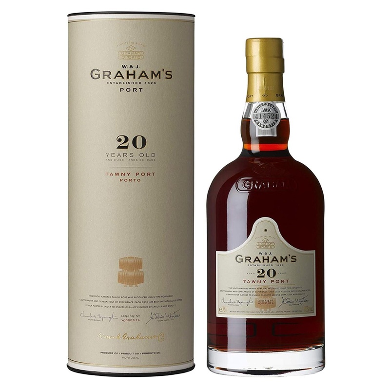 Graham’s 20 Year Old Tawny Port In Branded Gift Tube 75cl