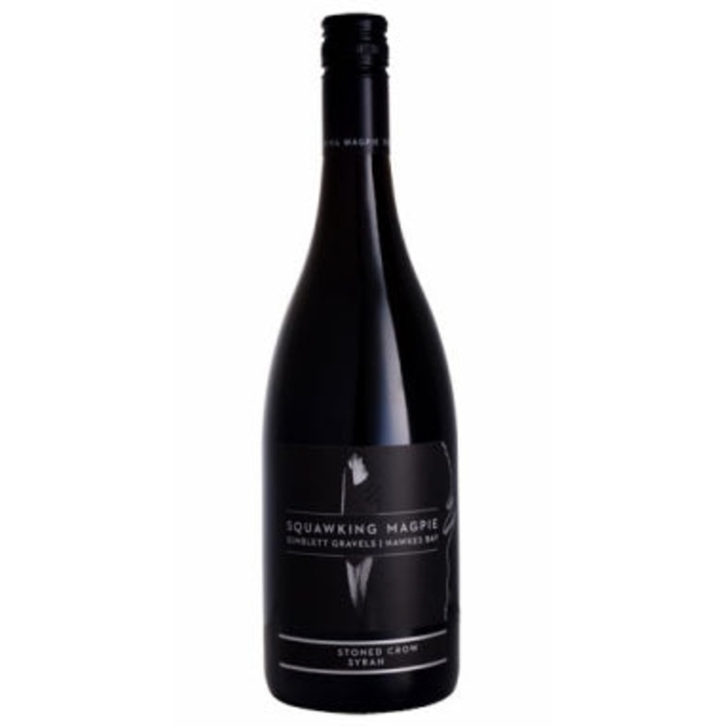 Squawking Magpie, Stoned Crow Syrah, 2015 Bottle