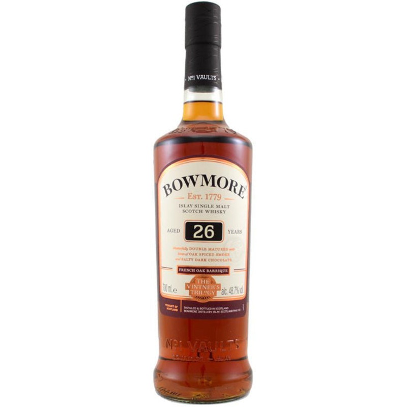 Bowmore Single Malt Scotch The Vintner’s Trilogy French Oak Barriques 26 Yr