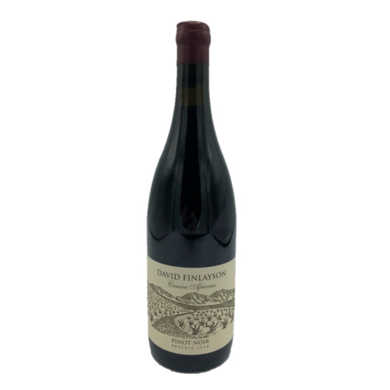 David Finlayson Camino Africana Pinot Noir Reserve 2018 750ml 14.5% – South Africa