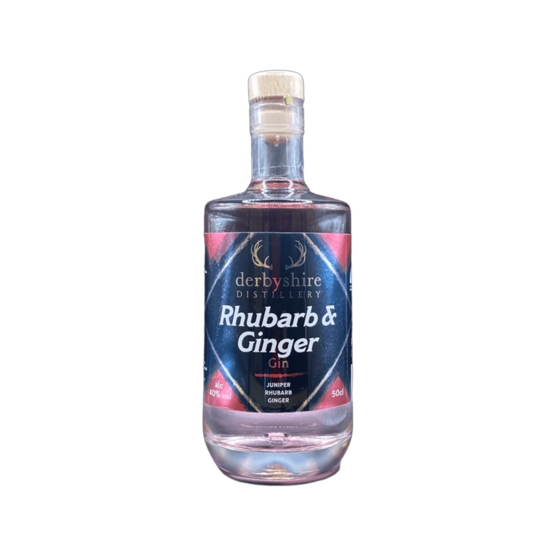 Derbyshire Distillery Rhubarb & Ginger Gin 50cl