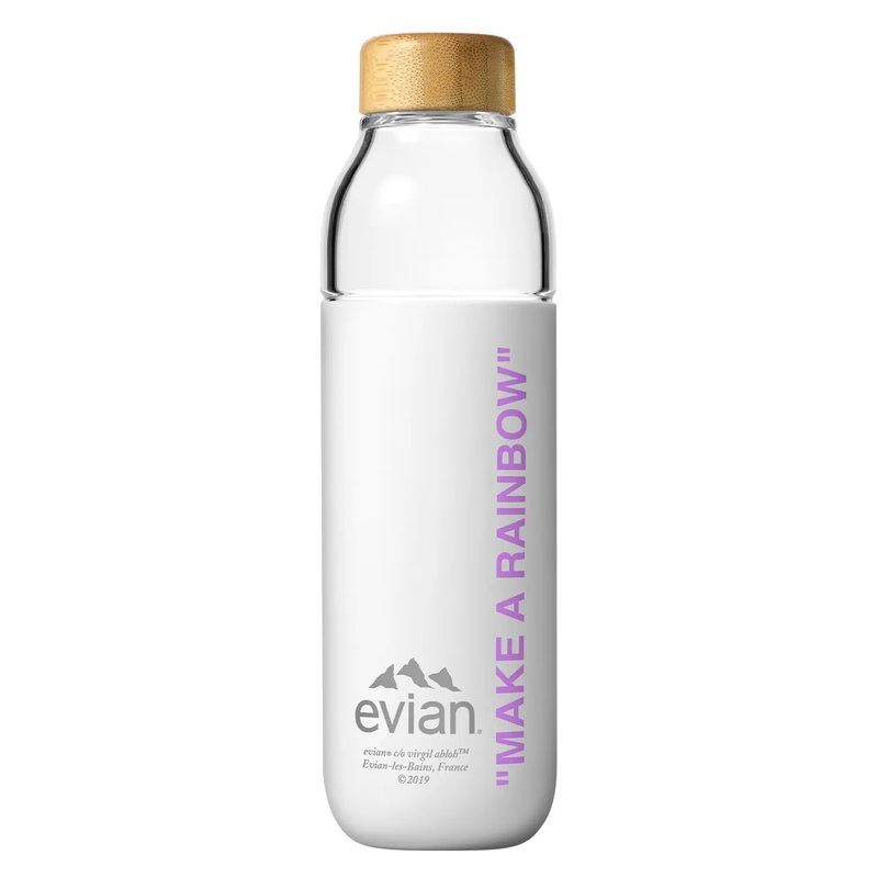 Evian x Soma Water Bottle – Indigo | Virgil Abloh, 500 ml