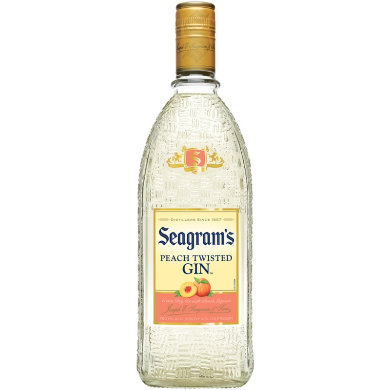 Seagram’S Peach Flavored Gin Twisted 70 750 ML