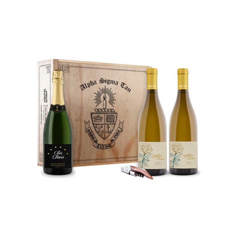 Yellow Rose & Sparkling Gift Box Set