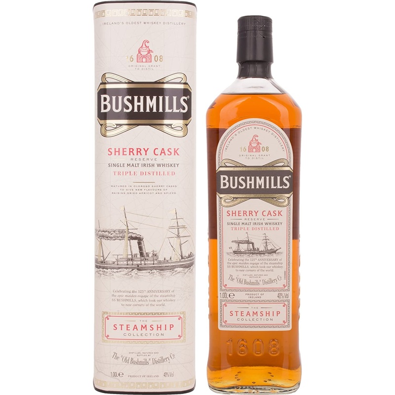 Bushmills Sherry Cask Reserve – Steamship Collection Single Malt Whiskey 1L