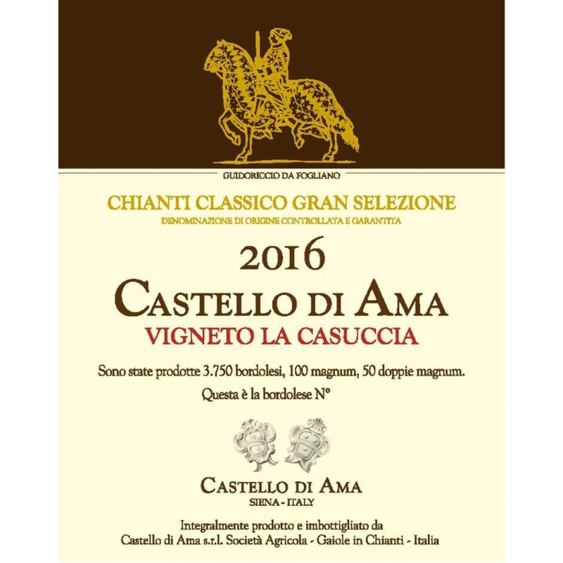 Castello Di Ama Chianti Classico Gran Selezione Vigneto La Casuccia Sangiovese Blend 750ml