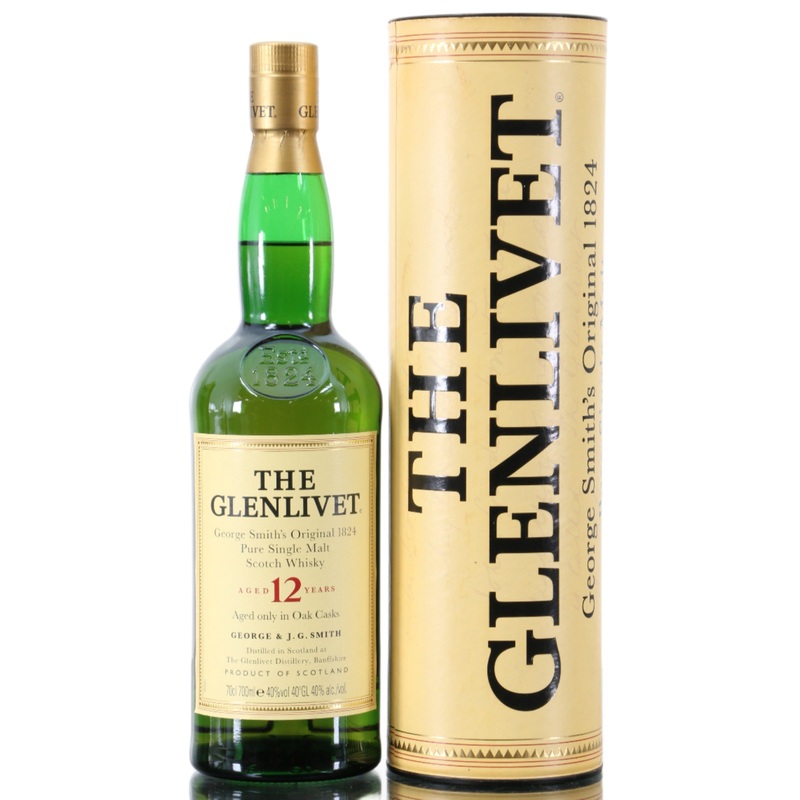 Glenlivet 12 Year Old Pure Malt Gift Tube 70cl