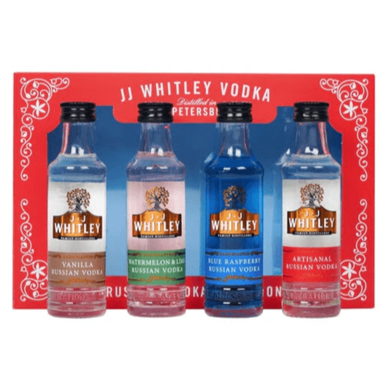 JJ Whitley Vodka Gift Pack 4x5cl