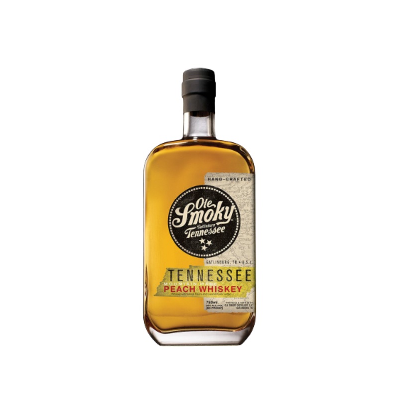 Ole Smoky Peach Flavored Whiskey Mountain Made 60 750 ML