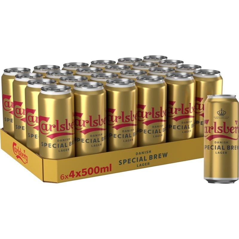 Carlsberg Special Brew Lager Cans 24x500ml