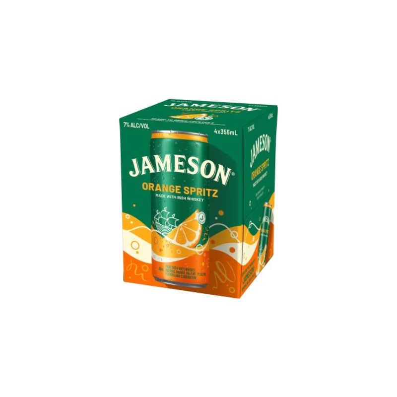 Jameson Orange Spritz Cocktail 4 PACK 12 OZ CANS