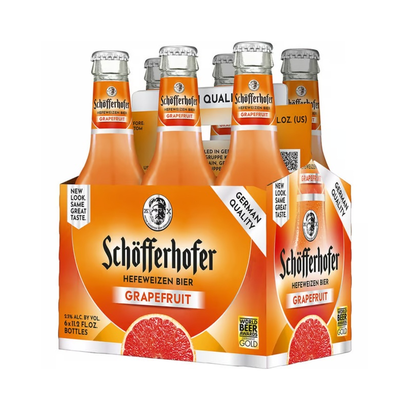Schofferhofer Grapefruit Hefeweizen 6 PACK 11.2 OZ BTLS