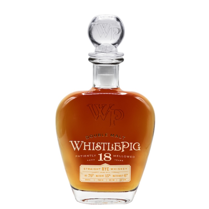 WhistlePig Double Malt Rye 18 Year Old – 750ML