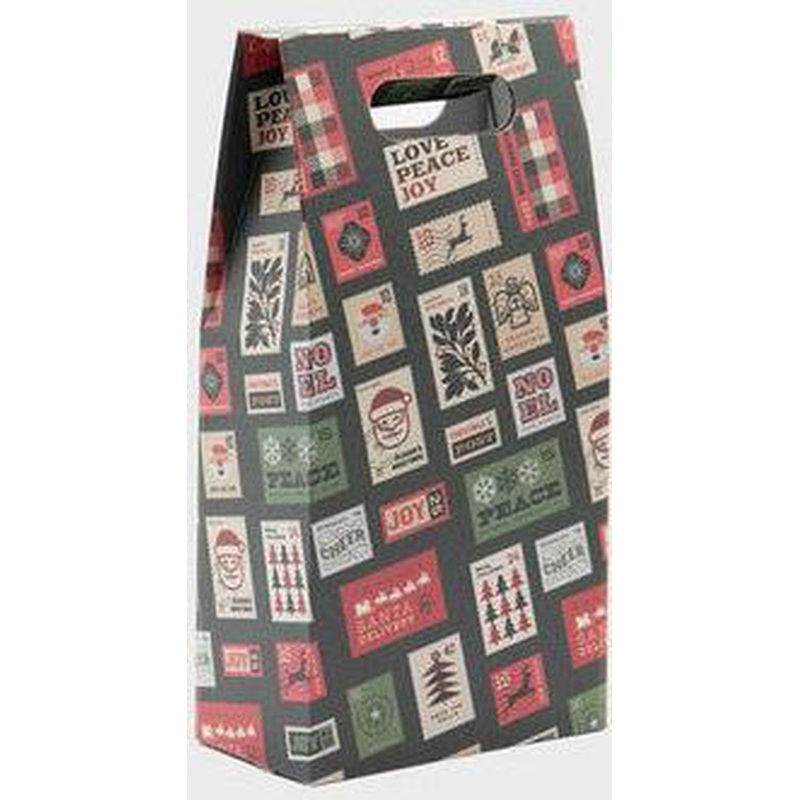 2 Bottle Christmas Stamp Gift Box 2 Bottle Box