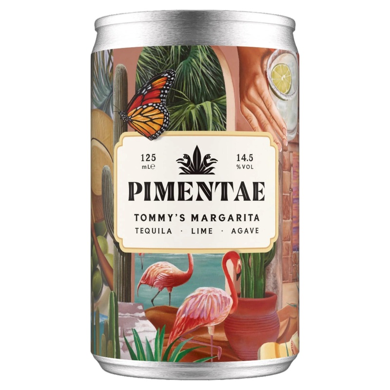 Pimentae Tommy’s Margarita Ready To Drink Cocktail Cans 6x125ml