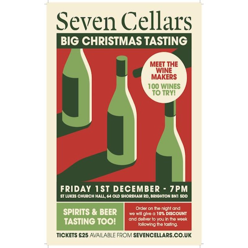 Seven Cellars BIG CHRISTMAS Tasting Ticket