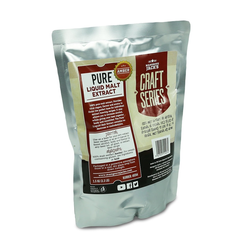 Mangrove Jacks 1.5kg Pure Liquid Malt Extract – Amber